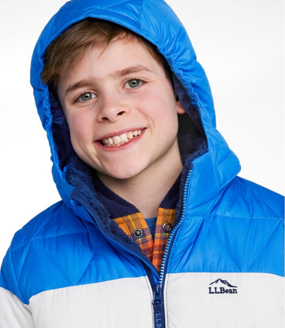 Kids' Bean's Down Jacket, Colorblock | L.L.Bean Signature