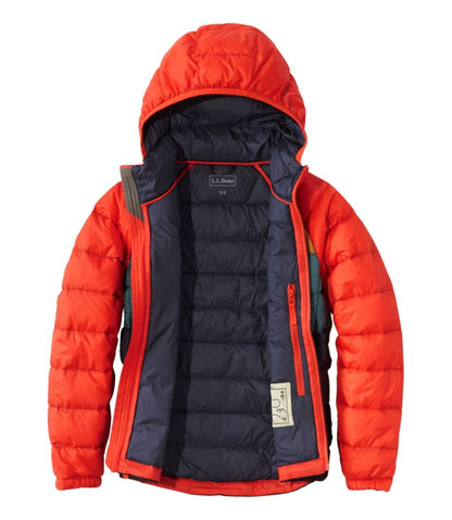 Kids' Ultralight 650 Down Jacket, Colorblock | L.L.Bean Essential