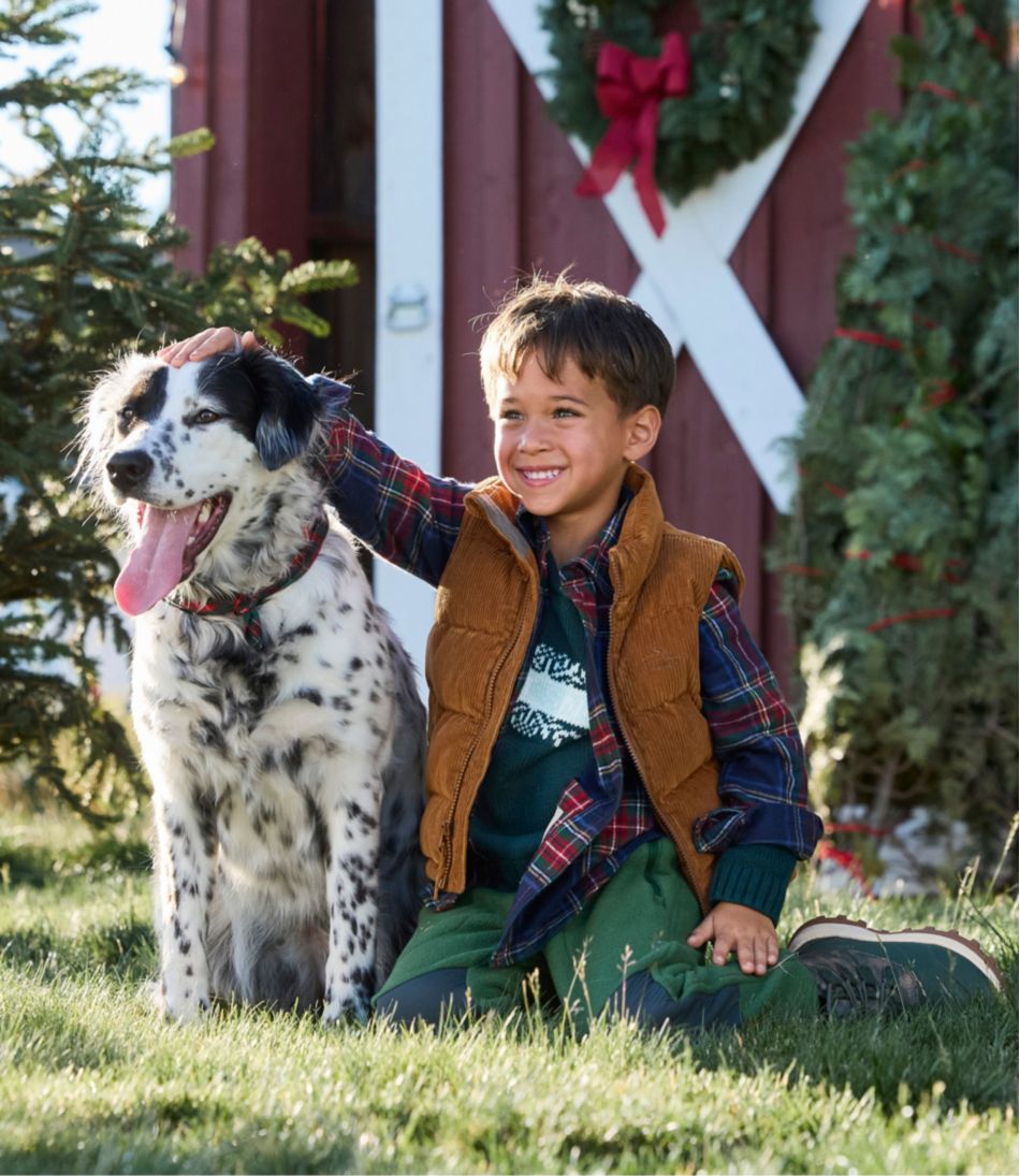 Kids' Bean's Down Corduroy Vest | L.L.Bean Trending