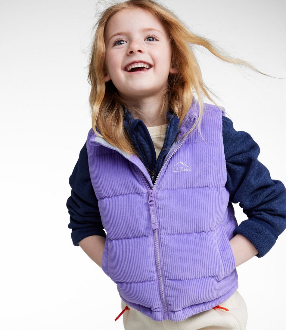 Kids' Bean's Down Corduroy Vest | L.L.Bean Trending