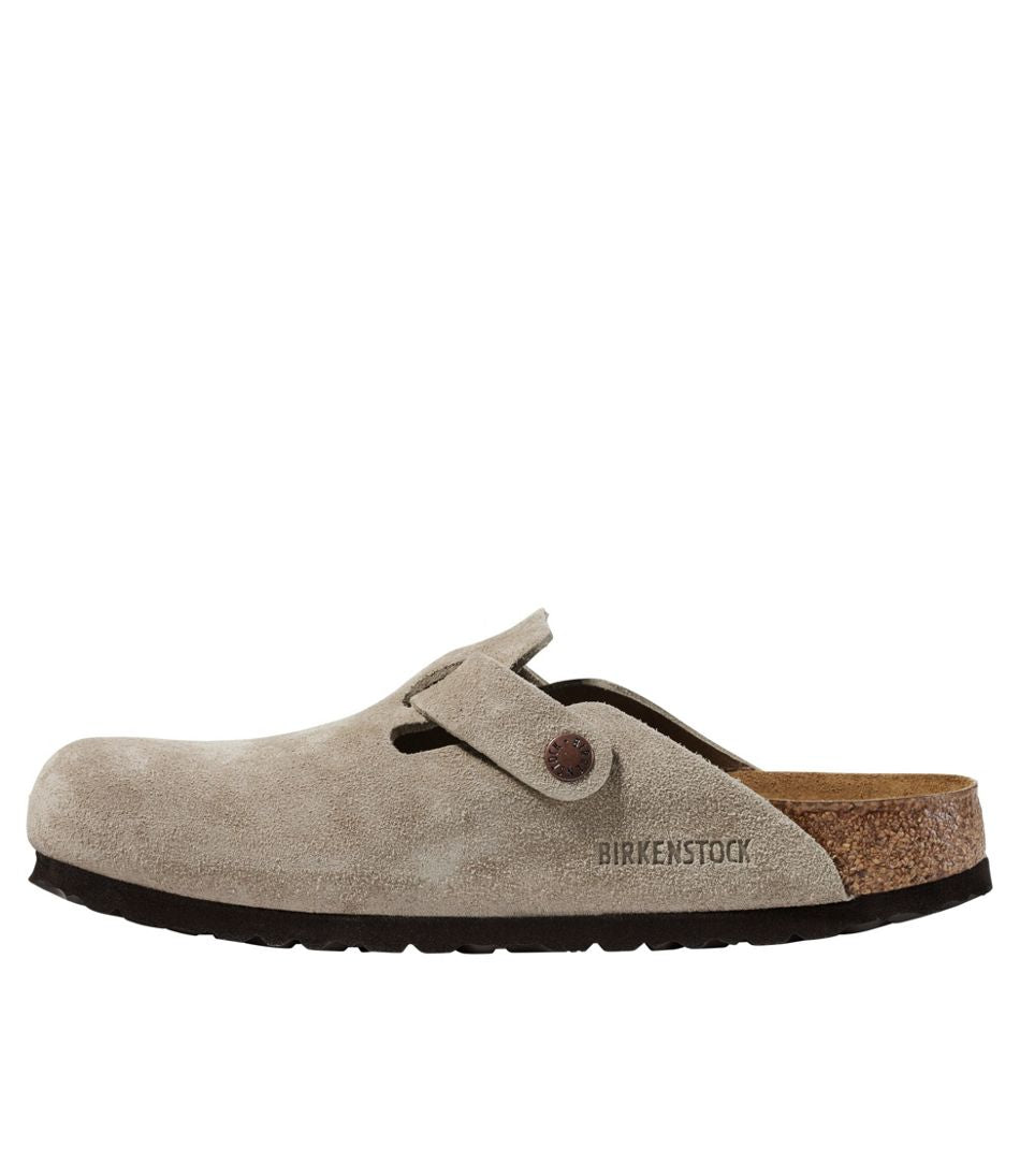 Women's Birkenstock Boston Clogs, Suede Soft Footbed | L.L.Bean Essential