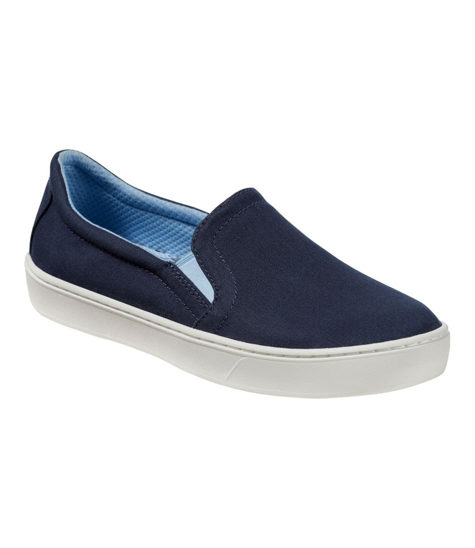 Women's Eco Bay Canvas Sneakers, Slip-On | L.L.Bean Recommended