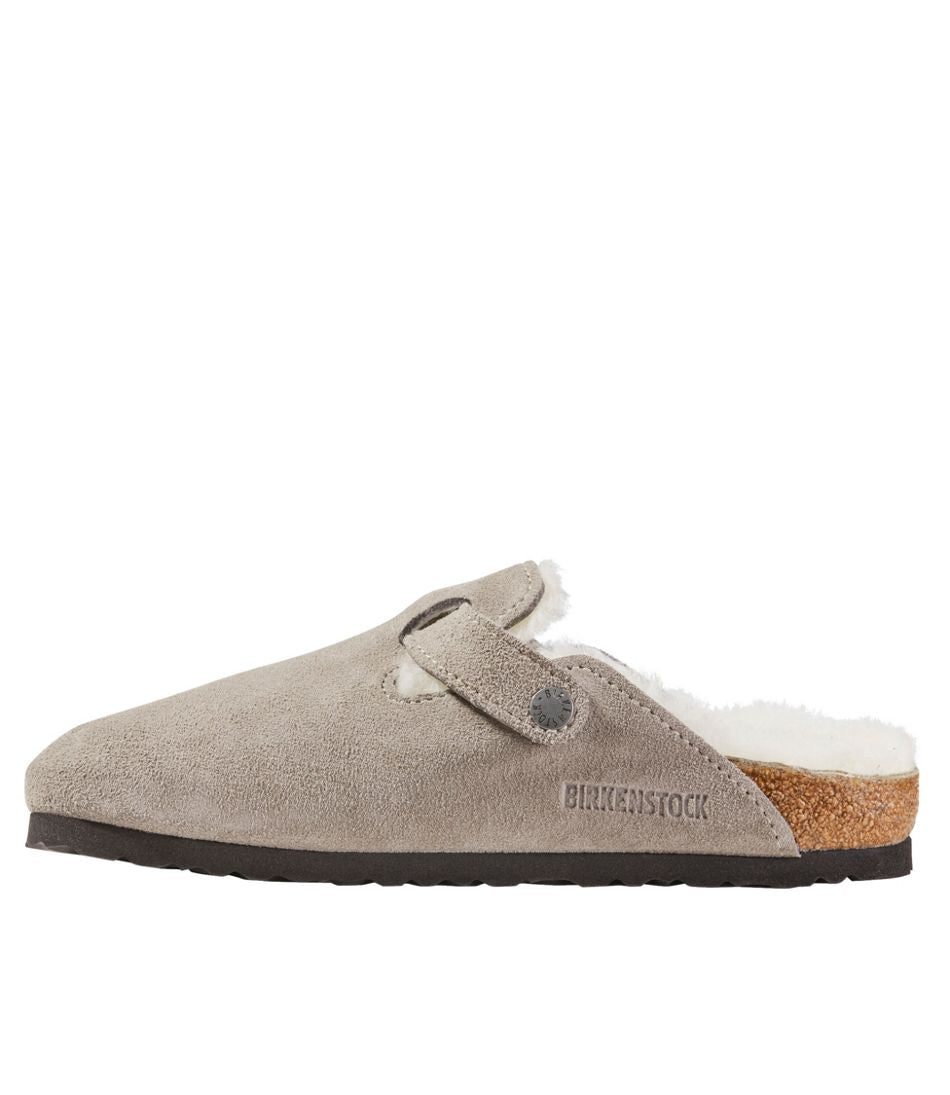 Women's Birkenstock Boston Clogs, Suede Shearling | L.L.Bean Classic