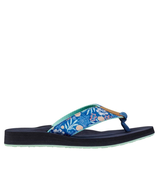 Women's Maine Isle Flip-Flops, Woven Print | L.L.Bean Featured