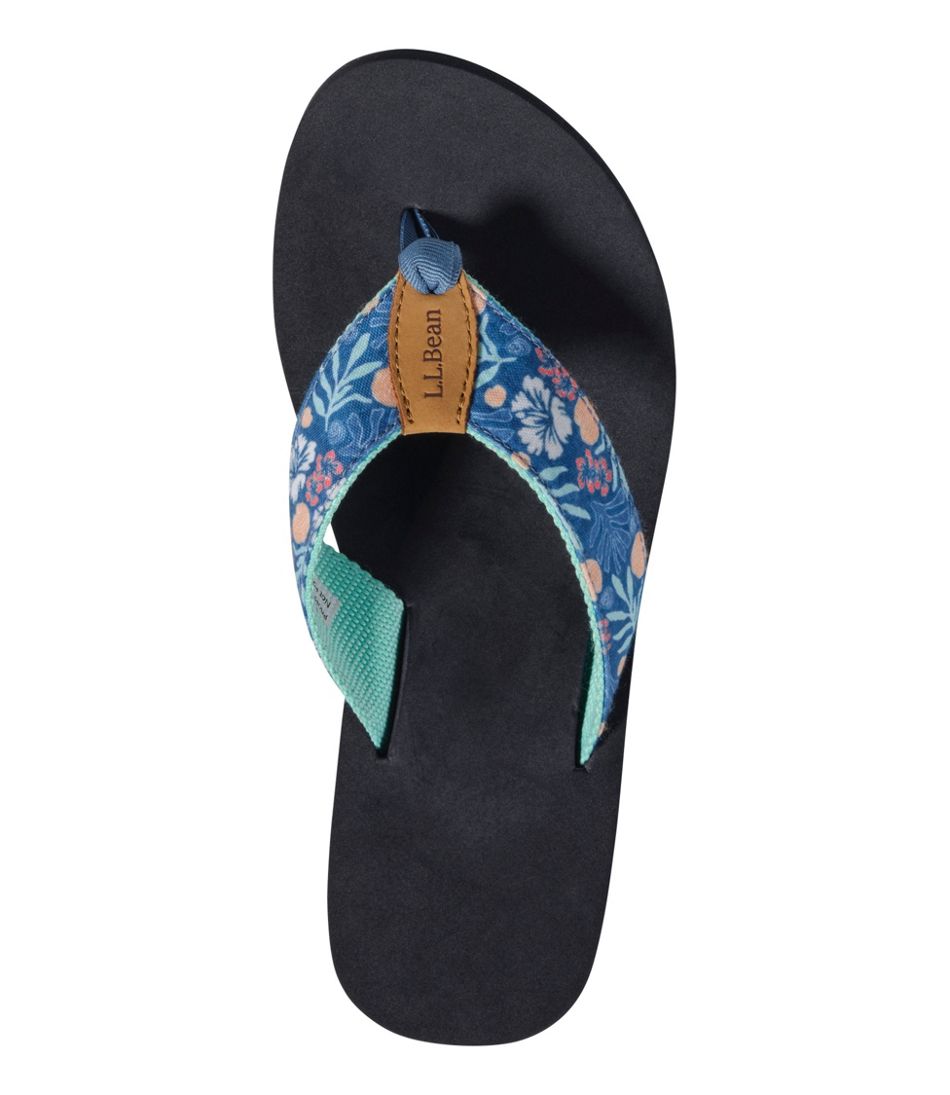Women's Maine Isle Flip-Flops, Woven Print | L.L.Bean Featured