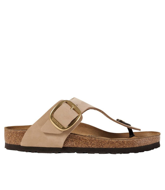 Women's Birkenstock Big Buckle Gizeh Sandals, Nubuck | L.L.Bean Exclusive