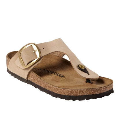 Women's Birkenstock Big Buckle Gizeh Sandals, Nubuck | L.L.Bean Exclusive