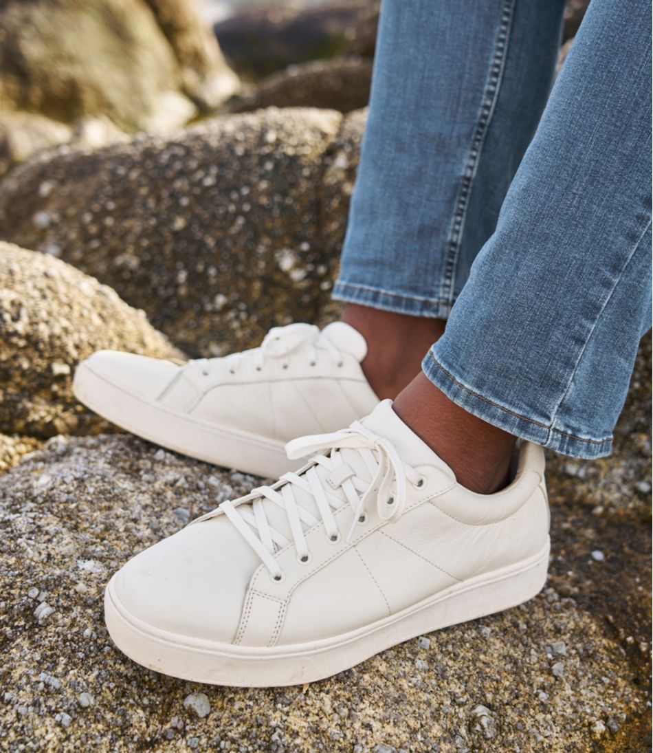 Men's Eco Bay Sneakers, Leather | L.L.Bean Essential