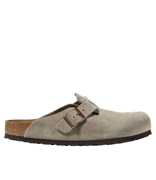 Men's Birkenstock Soft Footbed Boston Clogs, Suede | L.L.Bean Featured