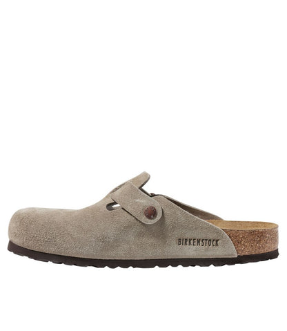 Men's Birkenstock Soft Footbed Boston Clogs, Suede | L.L.Bean Featured