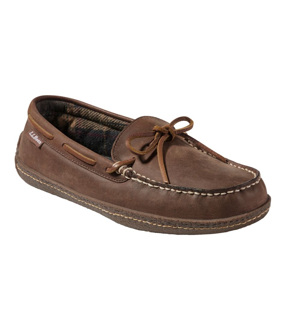 Men's Handsewn Slippers, Flannel-Lined | L.L.Bean Great Value
