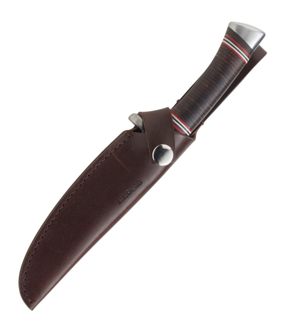 L.L.Bean Stacked Leather Hunting Knife | L.L.Bean Best Seller