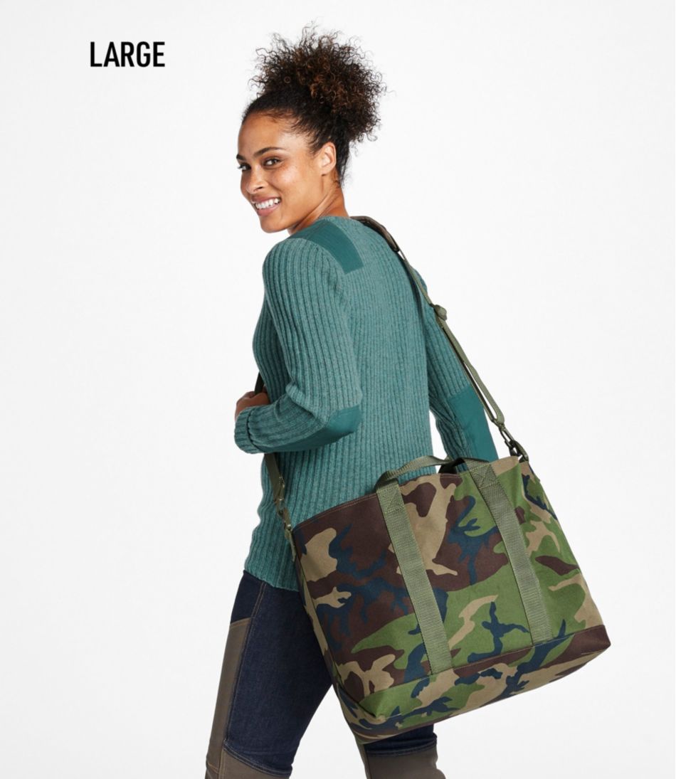 Zip Hunter's Tote Bag With Strap, Camo | L.L.Bean Great Value