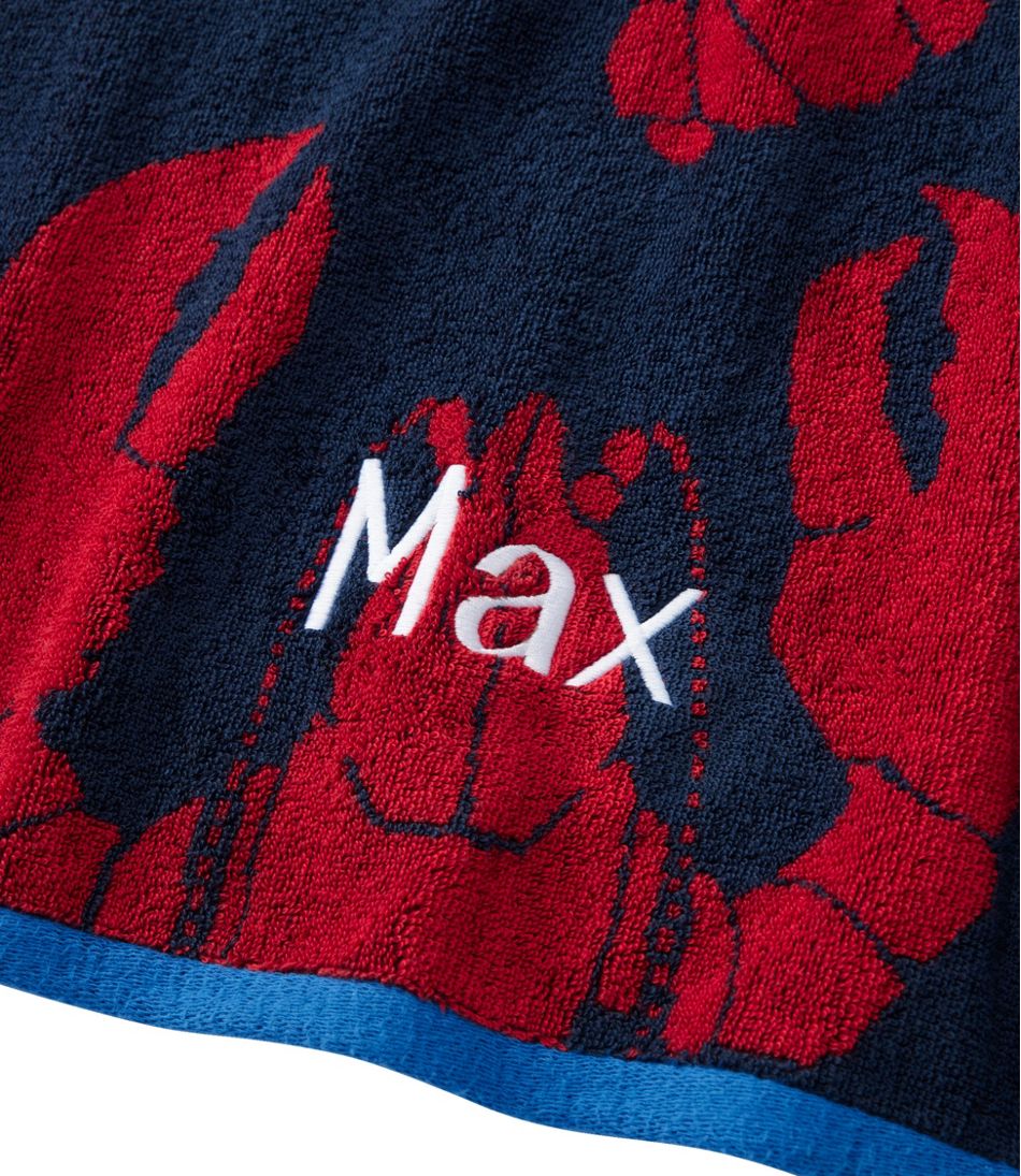 Seaside Beach Towel, Lobsters | L.L.Bean Great Value