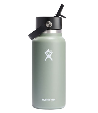 Hydro Flask Wide Mouth Water Bottle with Flex Straw Cap, 32 oz. | L.L.Bean Everyday