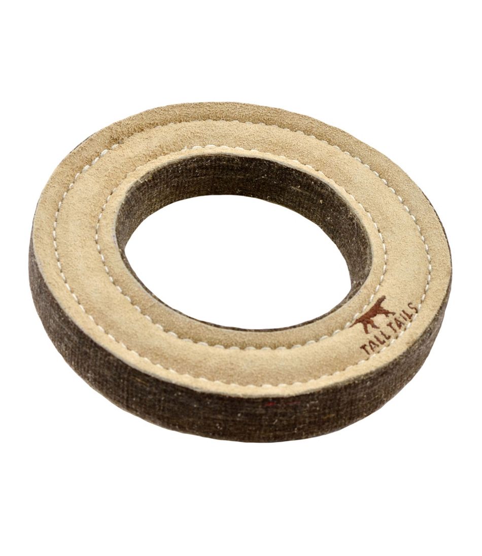 Natural Leather & Wool Ring Dog Toy | L.L.Bean Best Seller