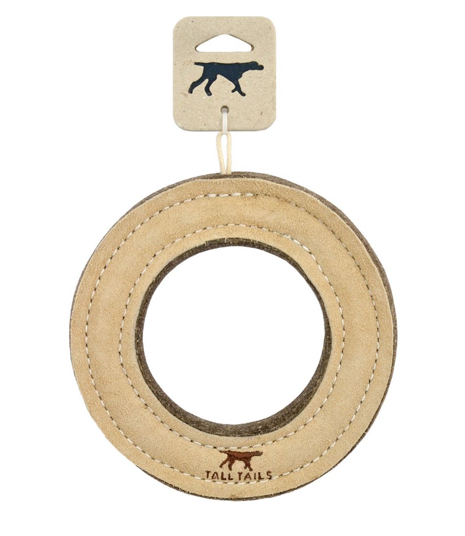 Natural Leather & Wool Ring Dog Toy | L.L.Bean Best Seller