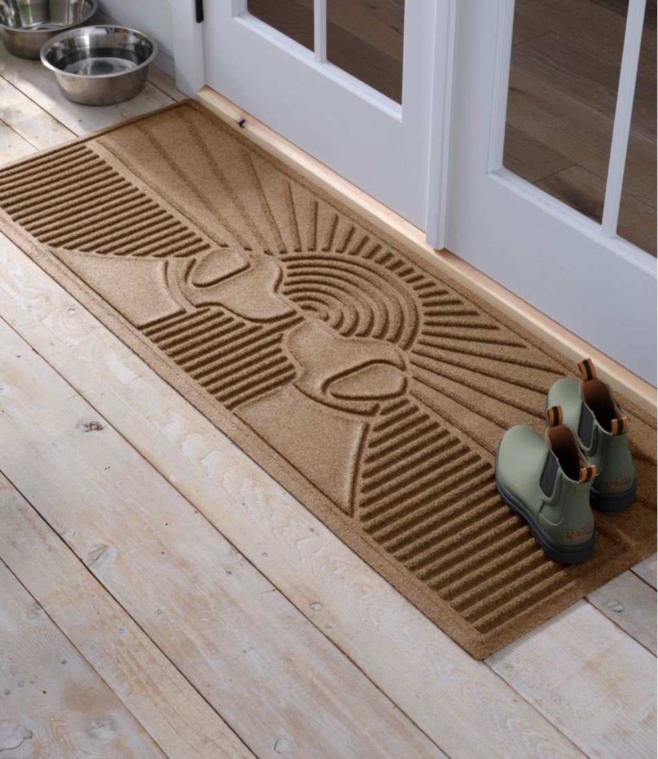 Everyspace Recycled Waterhog Wide Doormat, Sunrise Dogs | L.L.Bean Value
