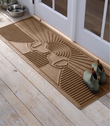 Everyspace Recycled Waterhog Wide Doormat, Sunrise Dogs | L.L.Bean Value