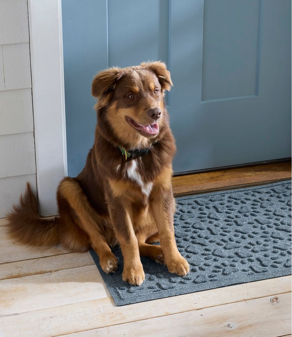 Recycled Waterhog Dog Mat, Scattered Paws | L.L.Bean Signature