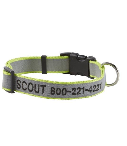 Personalized Pet Collar, Reflective | L.L.Bean Great Value