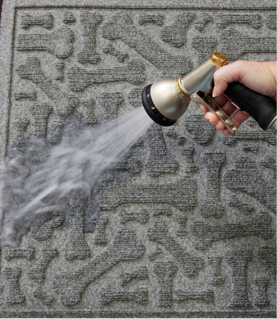 Recycled Waterhog Wide Doormat, Scattered Bones | L.L.Bean Everyday