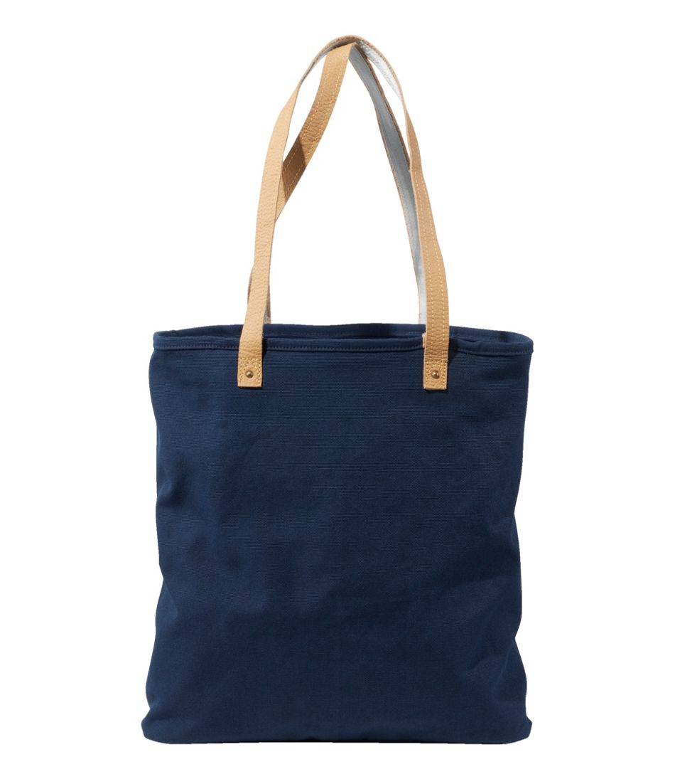 Leather-Handle Essential Tote Bag | L.L.Bean Classic