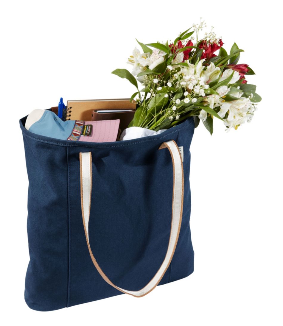 Leather-Handle Essential Tote Bag | L.L.Bean Classic