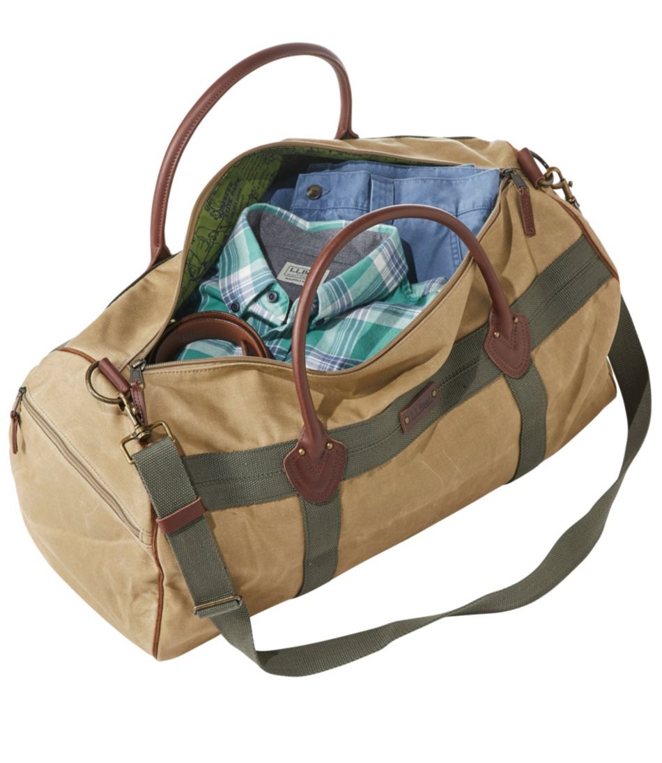 Waxed Canvas Duffle, Medium | L.L.Bean Everyday