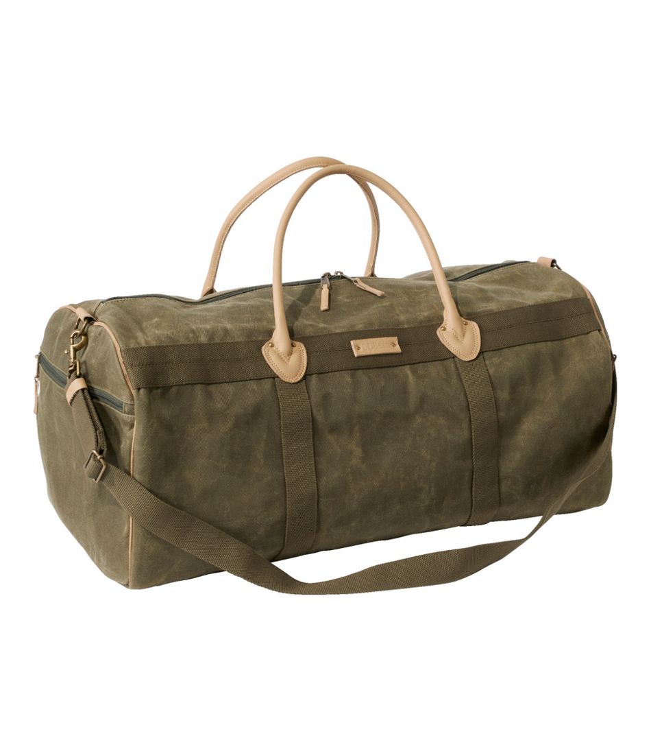 Waxed Canvas Duffle, Large | L.L.Bean Featured