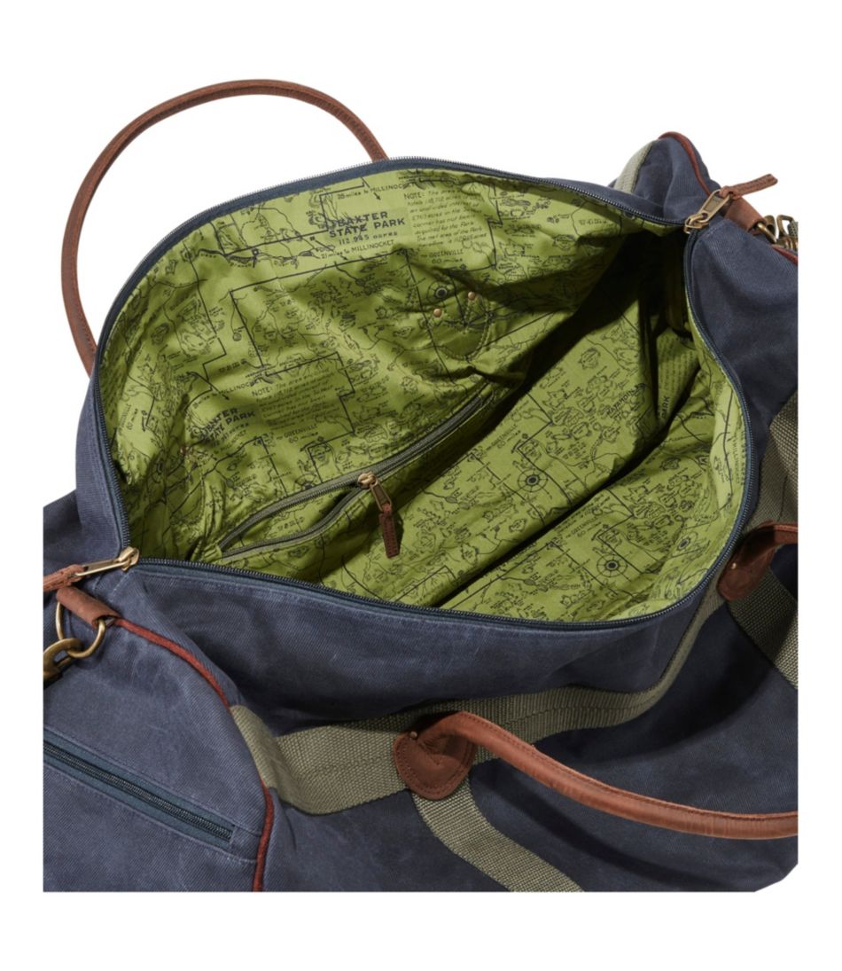 Waxed Canvas Duffle, Large | L.L.Bean Featured