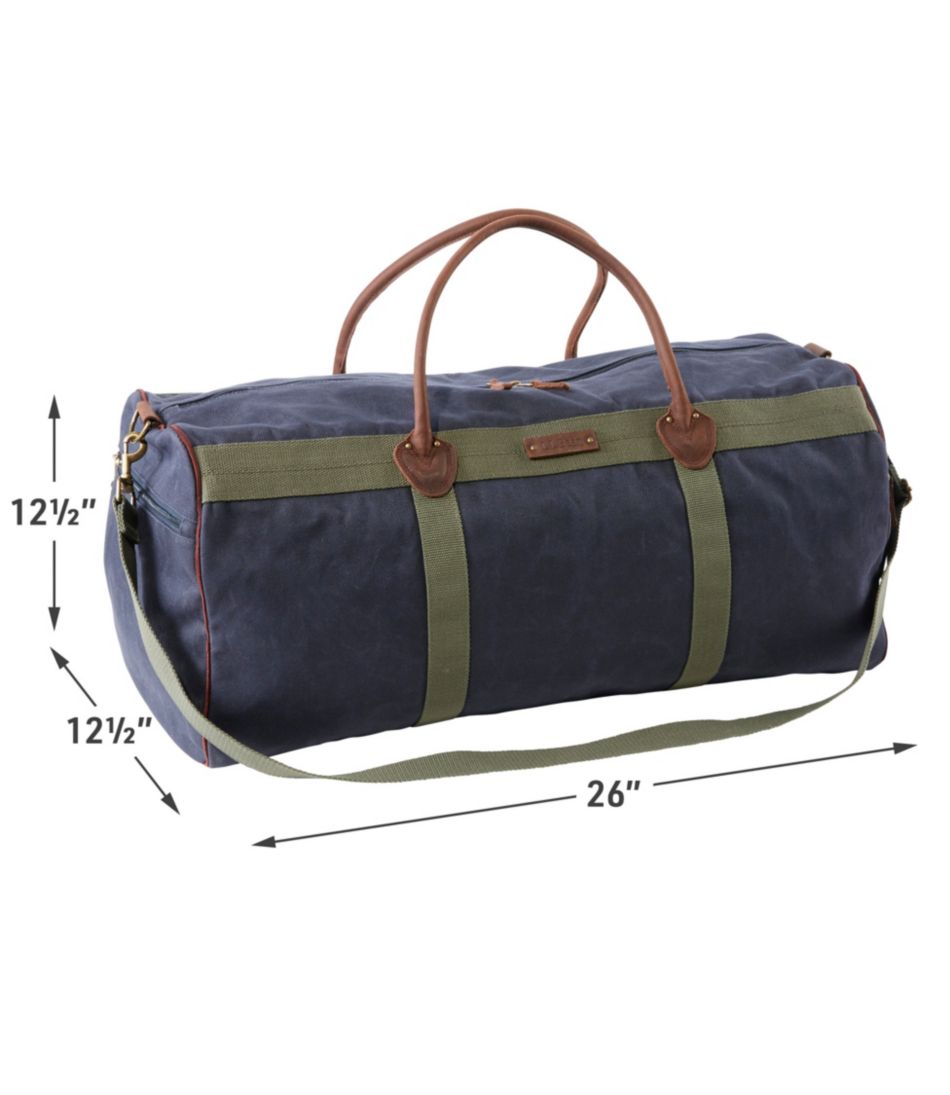 Waxed Canvas Duffle, Large | L.L.Bean Featured