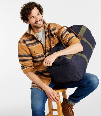 Waxed Canvas Duffle, Large | L.L.Bean Featured