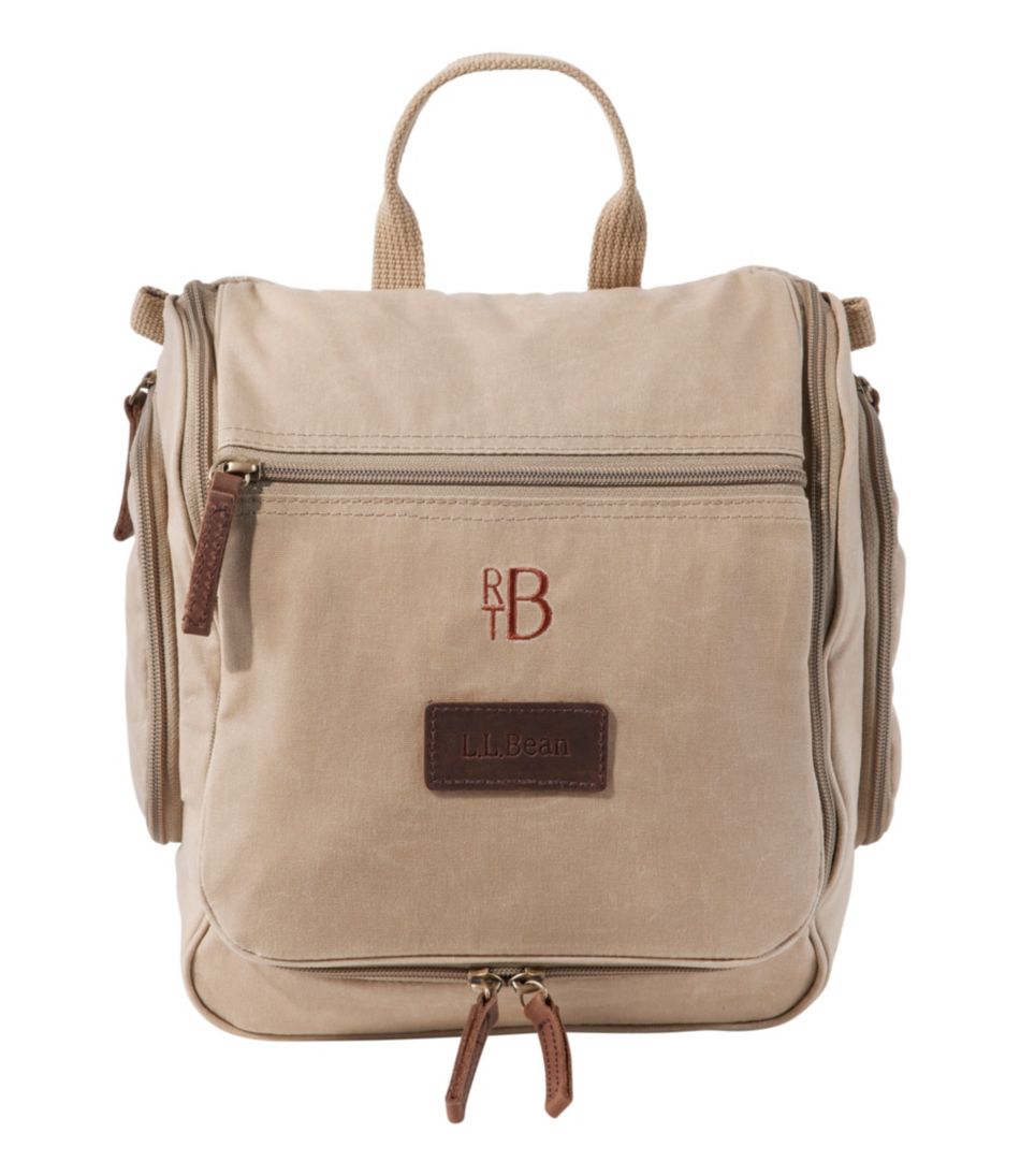 Waxed-Canvas Personal Organizer Toiletry Bag, Medium | L.L.Bean Best Seller