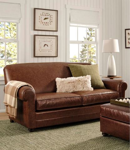 Bean's Leather Lodge Sofa | L.L.Bean Essential