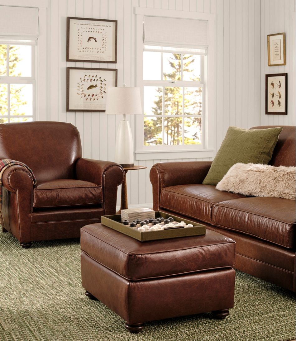 Bean's Leather Lodge Sofa | L.L.Bean Essential