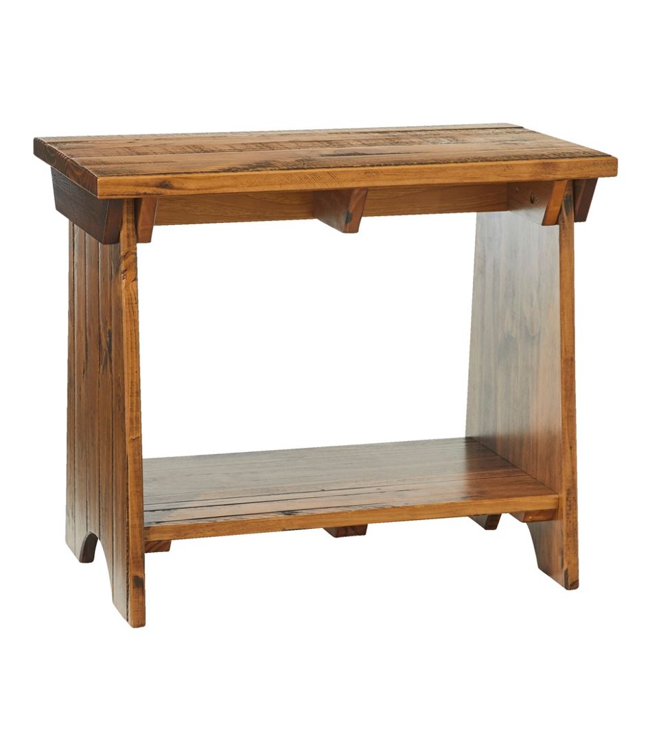 Rustic Wooden Mudroom Bench, Small | L.L.Bean Everyday