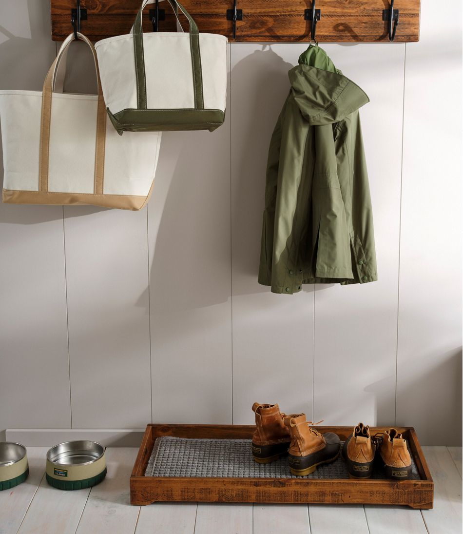 Rustic Wooden Boot Tray | L.L.Bean Popular