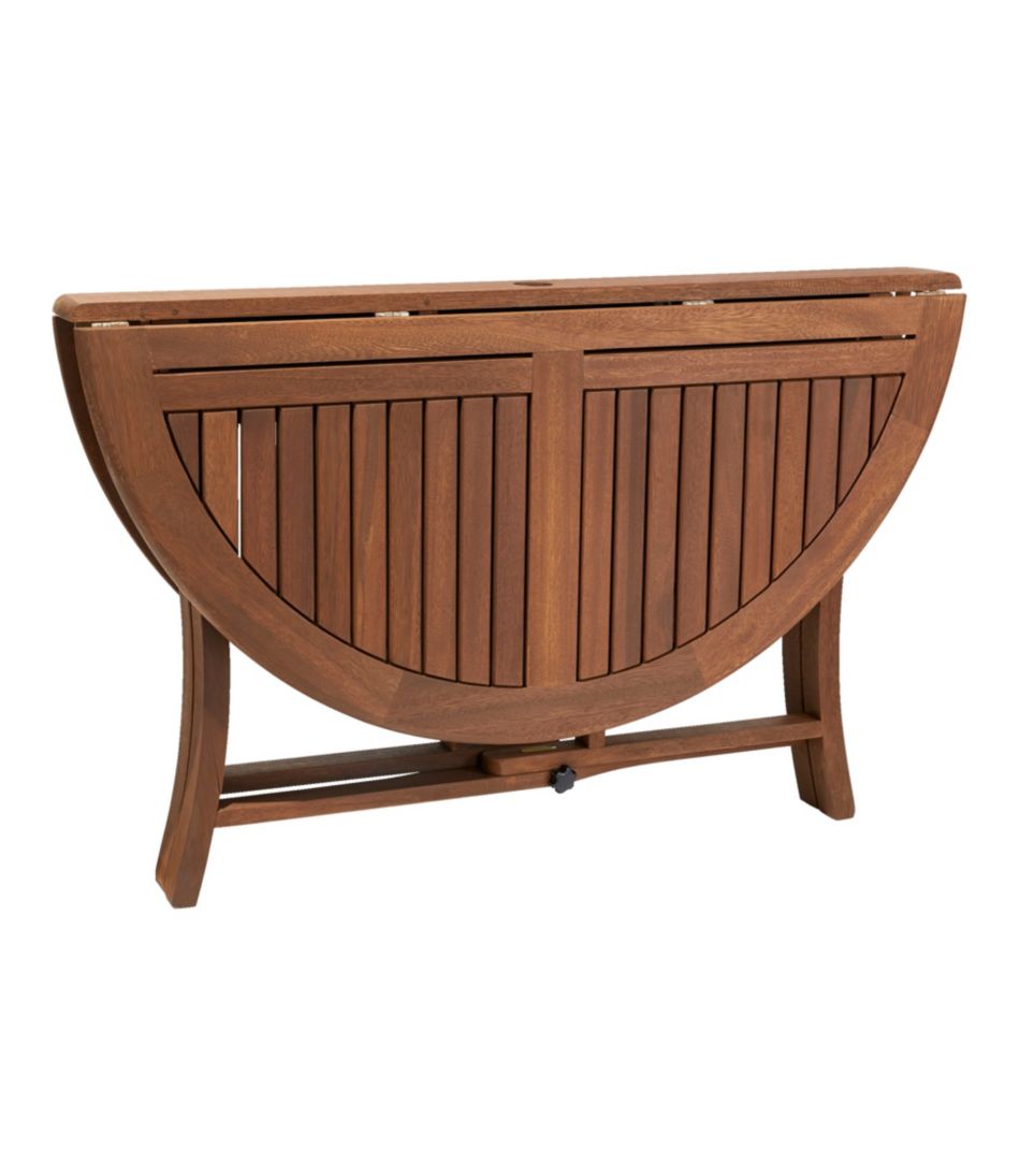 Eucalyptus Folding Table, Round | L.L.Bean Everyday