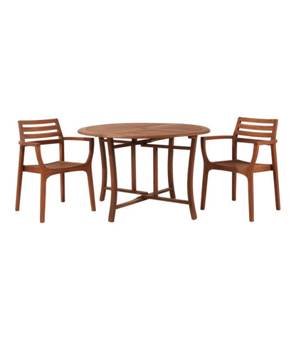 Eucalyptus Folding Table, Round | L.L.Bean Everyday