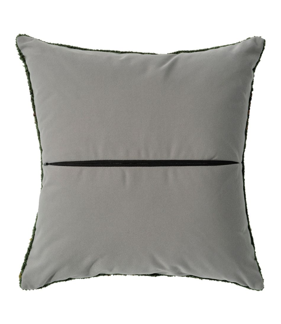 Indoor/Outdoor Hooked Pillow, Owls | L.L.Bean Great Value