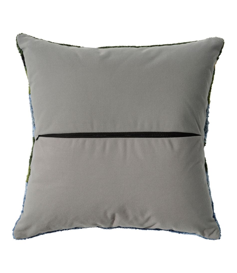 Indoor/Outdoor Hooked Pillow, Mountain Dogs | L.L.Bean Latest
