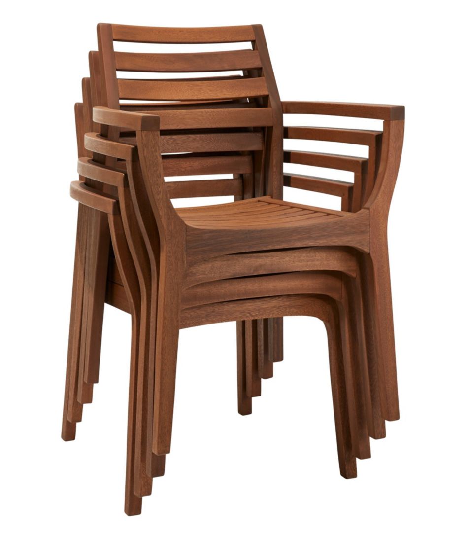 Eucalyptus Stacking Chairs, Set of Four | L.L.Bean Popular