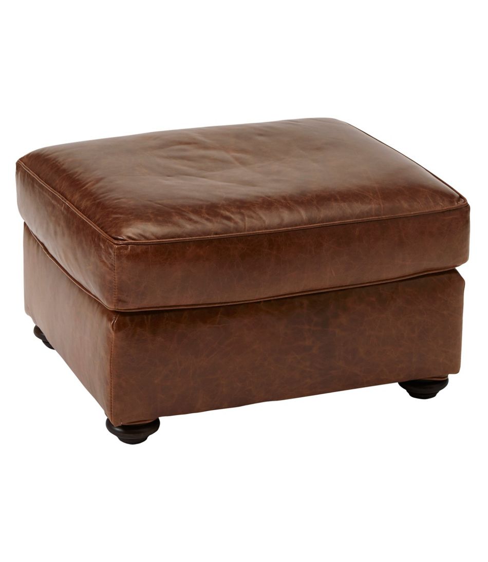 Bean's Leather Lodge Ottoman | L.L.Bean Best Seller