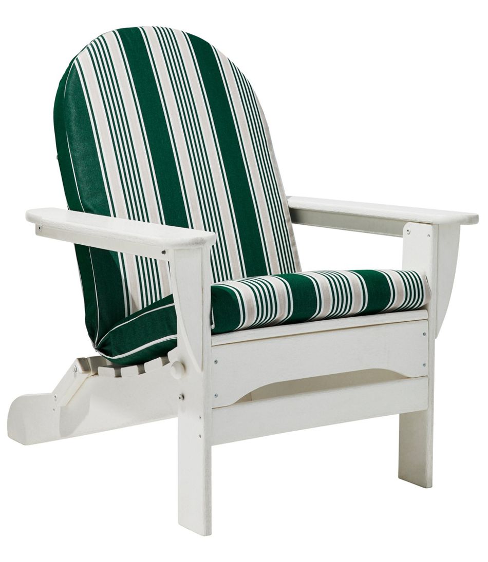 Casco Bay Adirondack Chair Seat and Back Cushion, Stripe | L.L.Bean Recommended