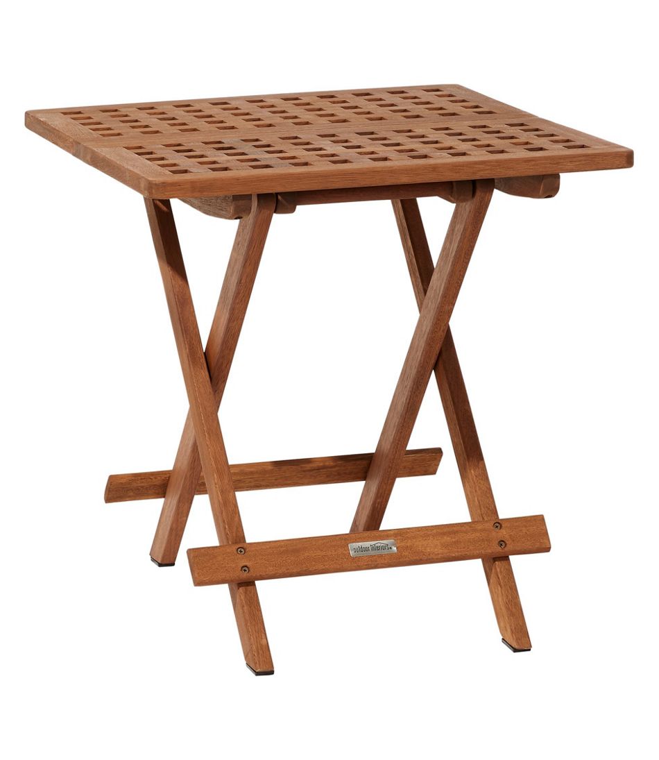 Eucalyptus Folding Side Table | L.L.Bean Classic