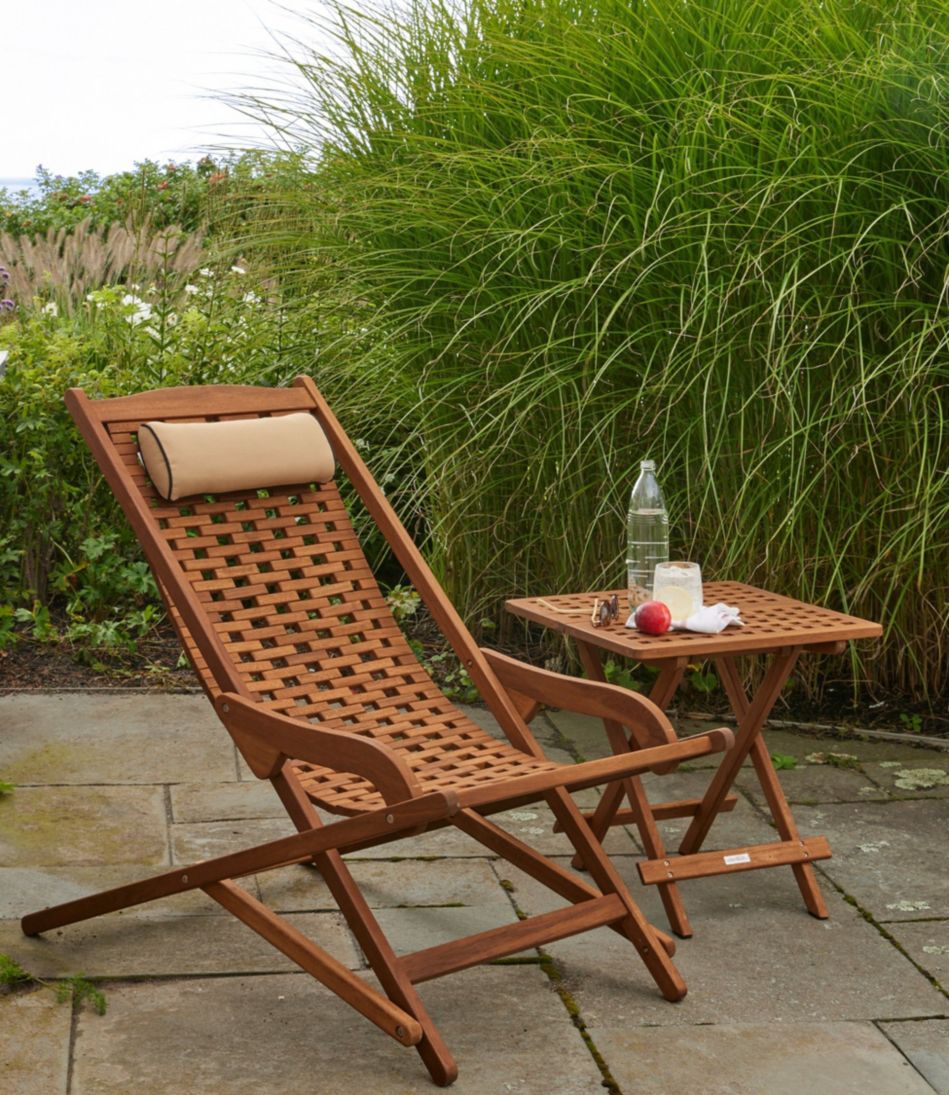 Eucalyptus Folding Side Table | L.L.Bean Classic