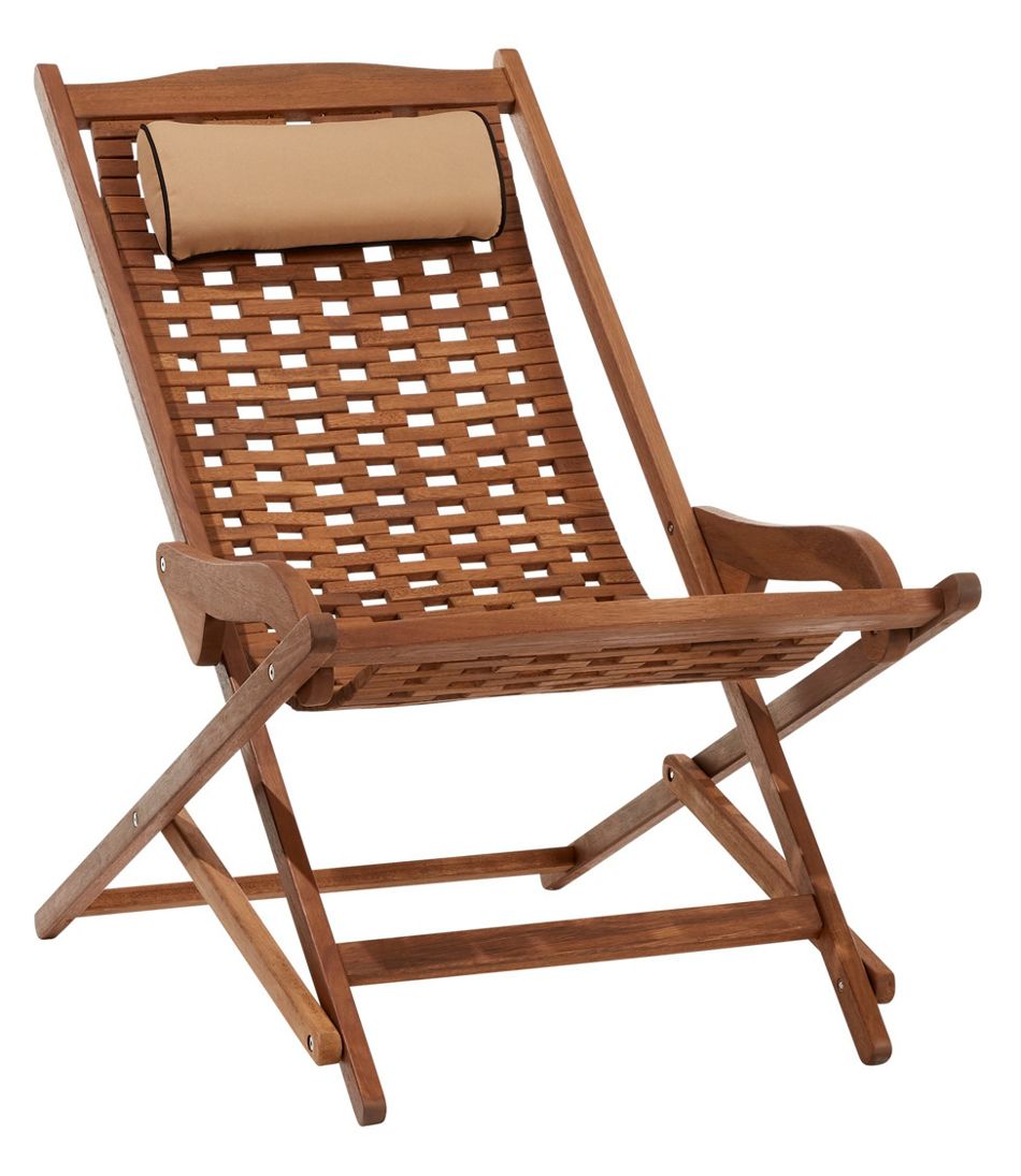 Eucalyptus Sling Folding Lounger | L.L.Bean Essential