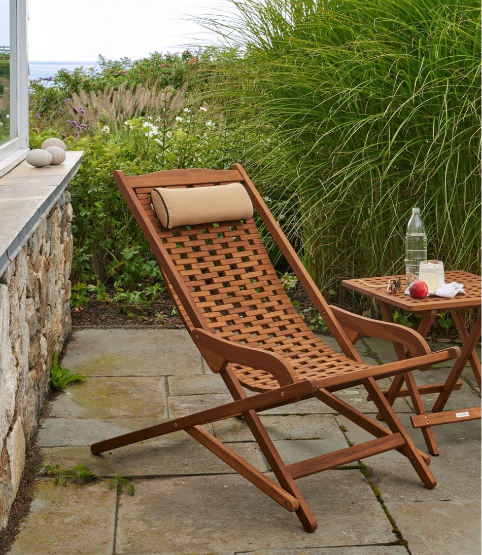 Eucalyptus Sling Folding Lounger | L.L.Bean Essential