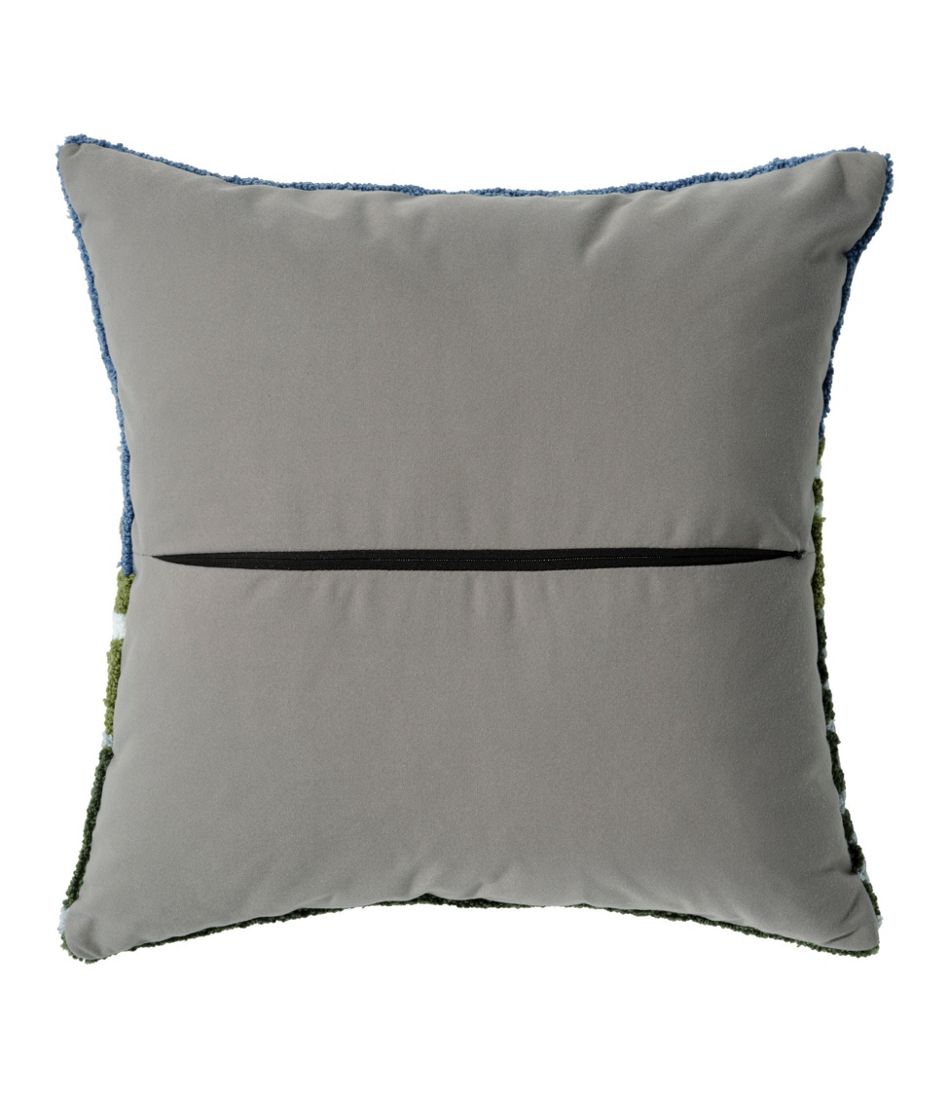 Indoor/Outdoor Hooked Pillow, Frosted Trees | L.L.Bean Trending